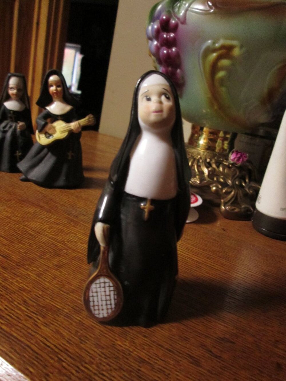 Vtg Geo Lefton Tennis playing catholic Nun